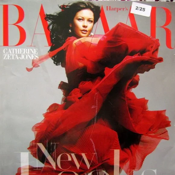 BAZAAR | Accents | Catherine Zetajones Bazaar Magazine Cover